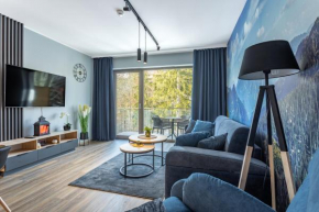 Stone Hill Apartament Wellness z basenem jakuzi saunami prywatnym garażem i rowerami w cenie, Szklarska Poręba